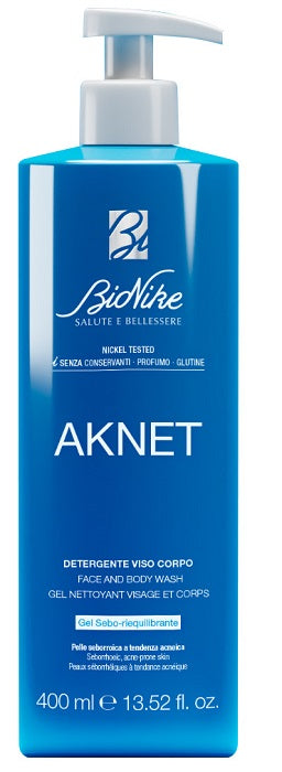 Aknet detergente viso-corpo 400 ml