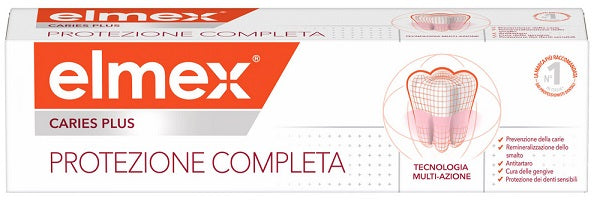 Elmex dentifricio caries plus protezione completa 75 ml