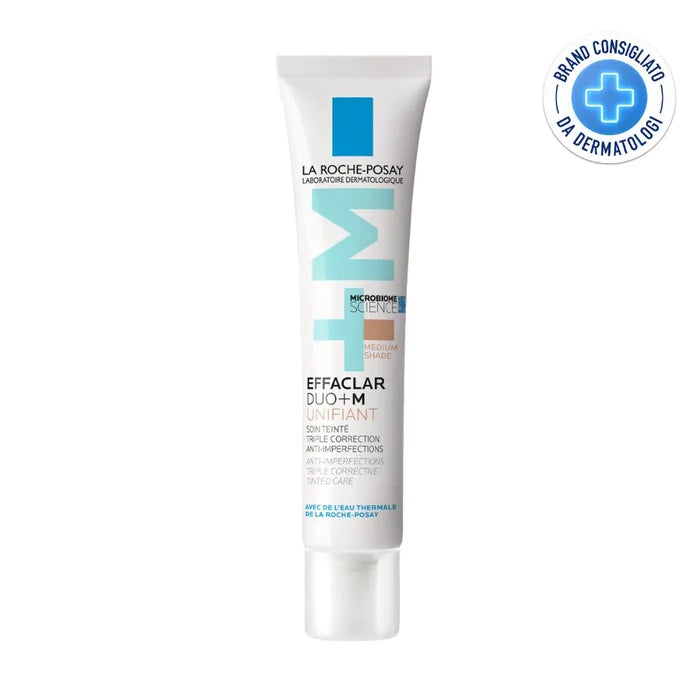 LA ROCHE POSAY - Effaclar Duo+M Unifiant - Trattamento Viso Colorato Anti-imperfezioni medium 40 ml