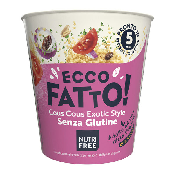 Nutrifree ecco fatto cous cous exotic style 70 g