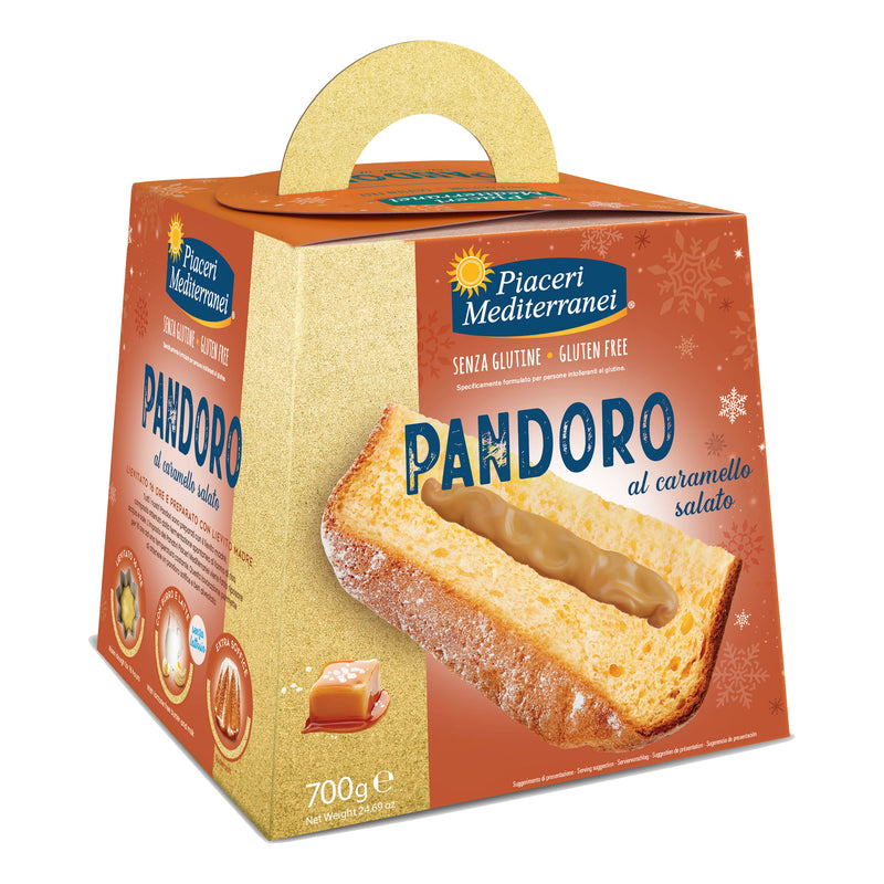 Piaceri mediterranei pandoro caramello salato 700 g