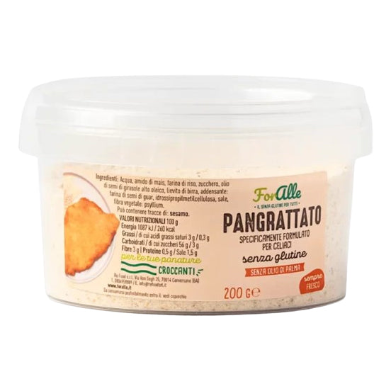 Foralle pangrattato senza glutine 200 g