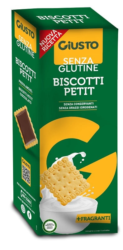 Giusto senza glutine biscotti petit 175 g