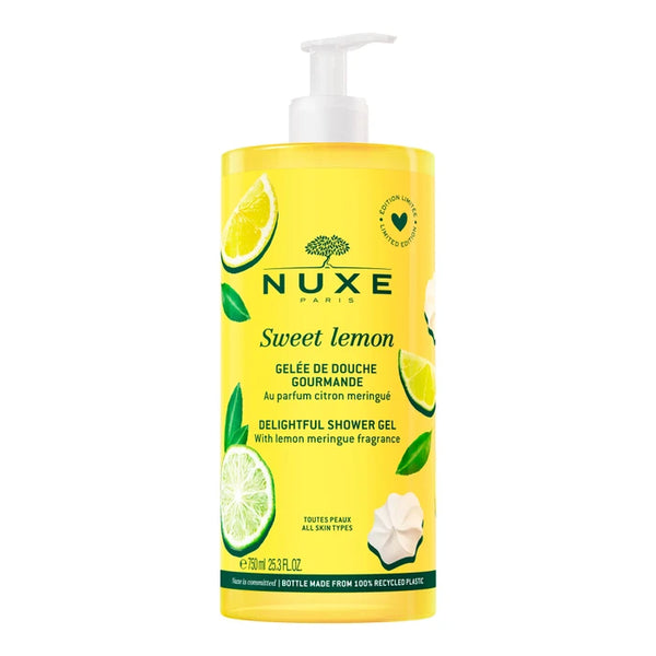 NUXE - Sweet Lemon - gel doccia fresco alla meringa di limone, 750 ml