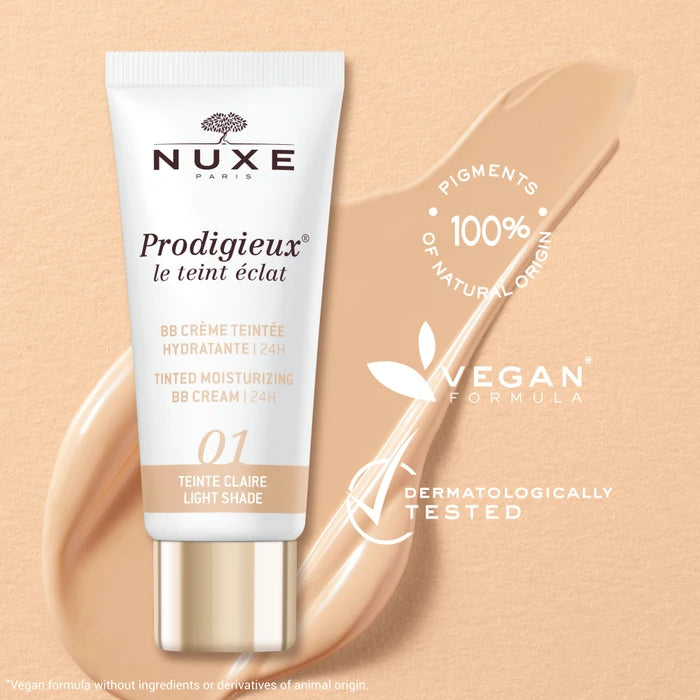 NUXE - Prodigieux Le Tinte Eclat - BB cream idratante colorata tonalita' 1 chiara