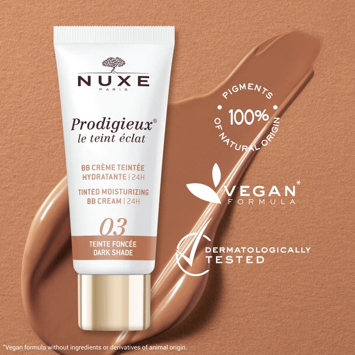 NUXE - Prodigieux Le Tinte Eclat - BB cream idratante colorata tonalita' 3 scura