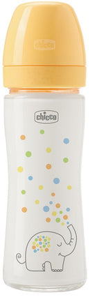 CHICCO - biberon perfect glass unisex silicone da 240 ml