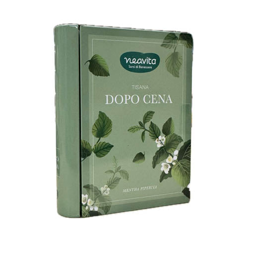 NEAVITA -  Cofanetto libro herbarium tisana dopo cena, 5 filtri