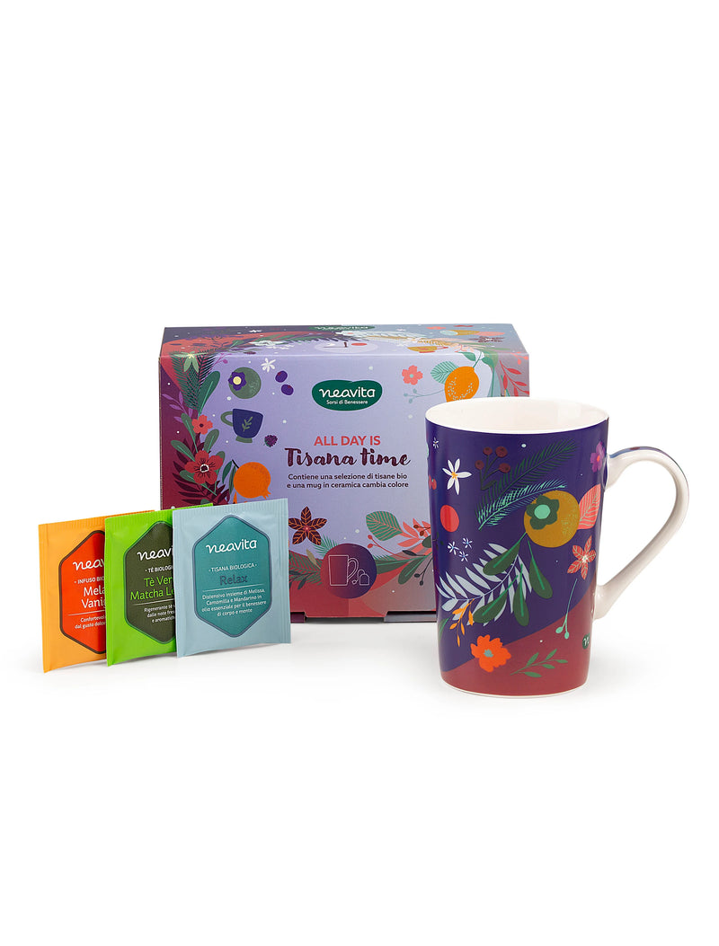 NEAVITA -  Cofanetto tazza mug + tisana all day 9 filtri bio