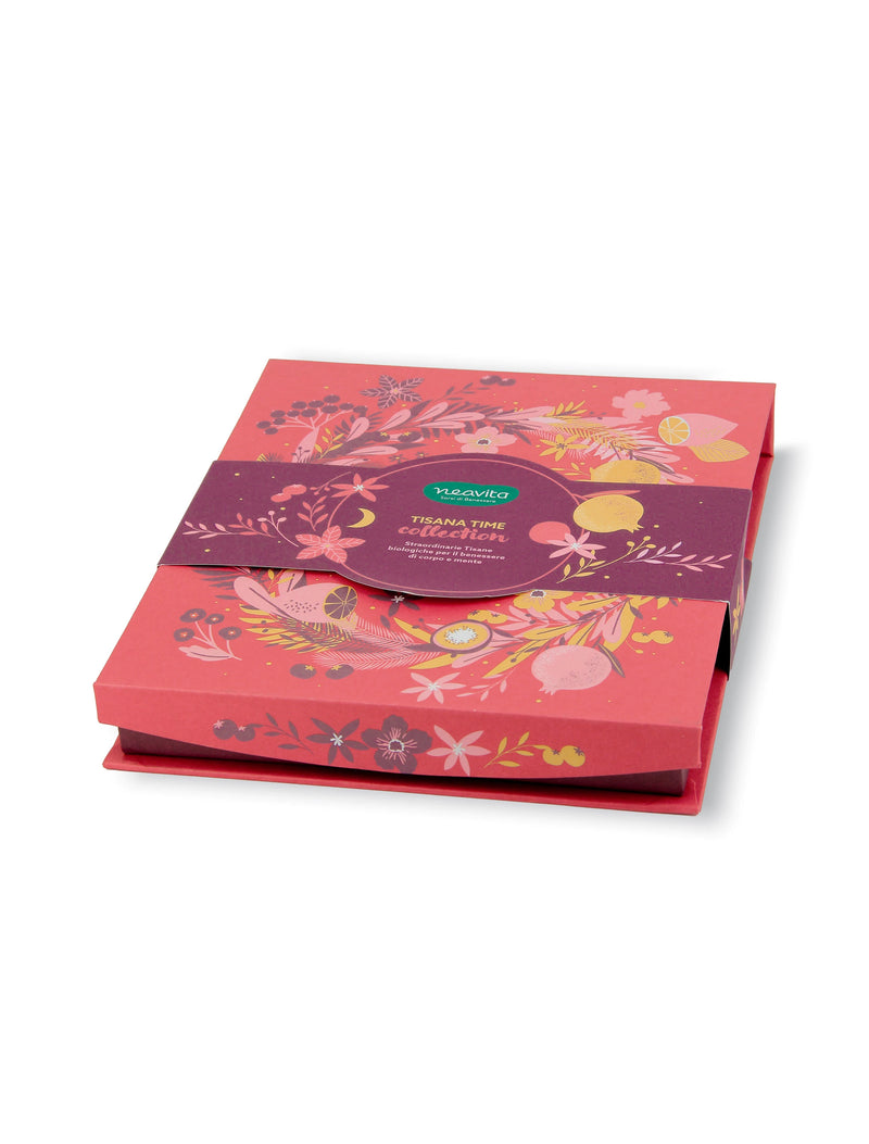 NEAVITA - Cofanetto bio rosa quadrato 27 tisane assortite all day collection