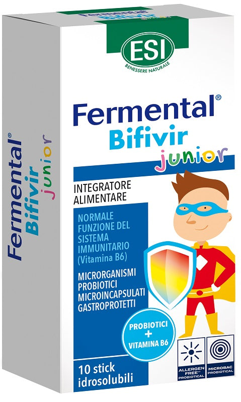 Esi fermental bifivir junior 10 sticks hidrosolubles