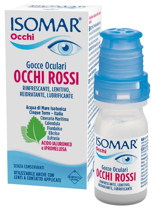 Isomar ojos rojos colirio ácido hialurónico 0,20% 10 ml