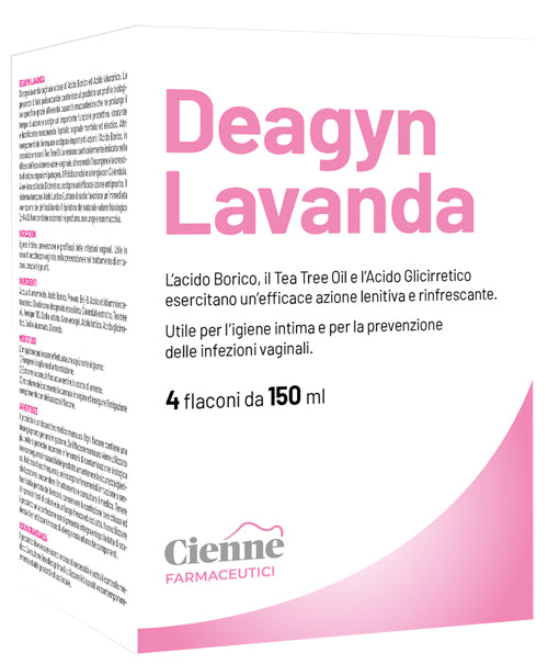 Deagyn lavanda vaginale 4 flaconi