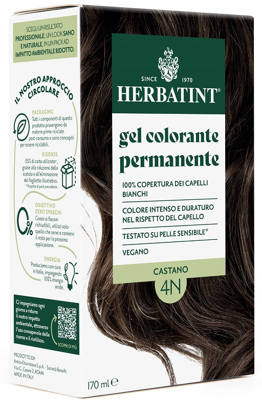 Herbatint 4n castaño 170 ml