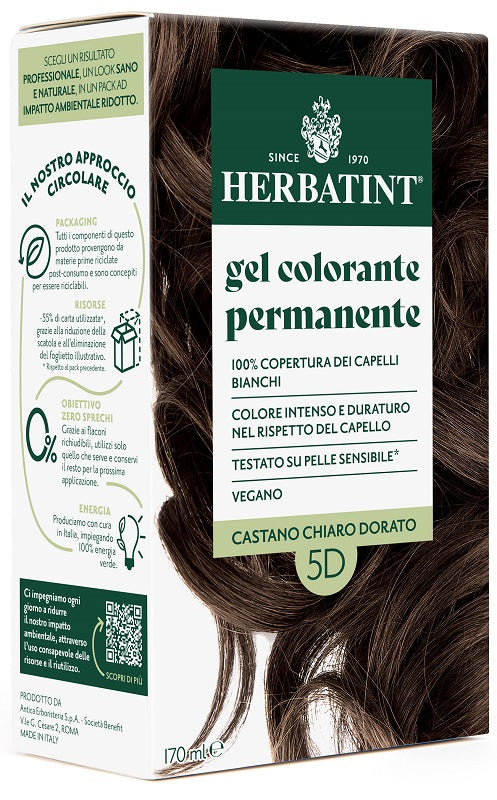 Herbatint 5d castaño dorado claro 170 ml