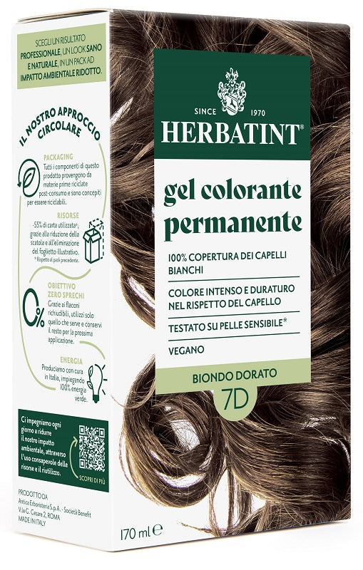 Herbatint 7d biondo dorato 170 ml