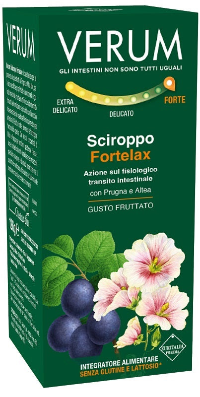 Verum fortelax sciroppo fruttato 126 g new