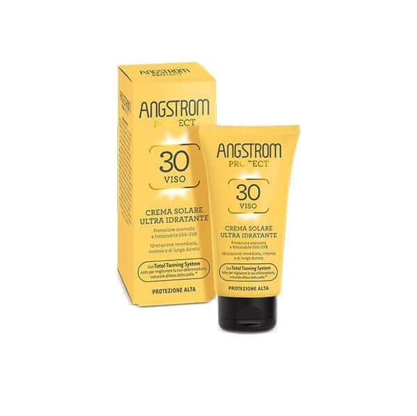 Angstrom crema viso solare ultra idratante spf30 50 ml