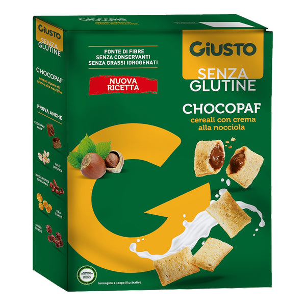 Giusto senza glutine chocopaf 250 g