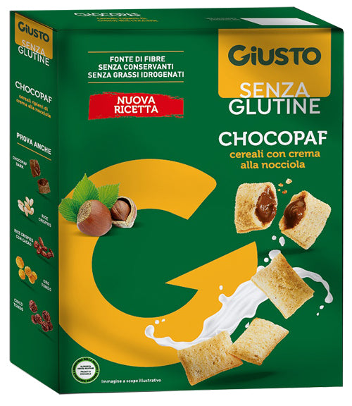 Giusto senza glutine chocopaf 250 g