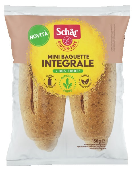 Schar mini baguette integrale 4 pezzi x 37,5 g