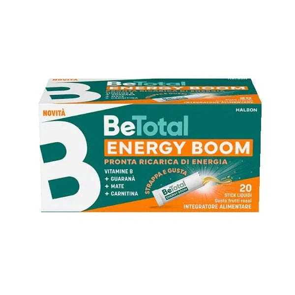 BeTotal Energy Boom Orosolubile – 20 Stick Vitamina B Gusto Arancia