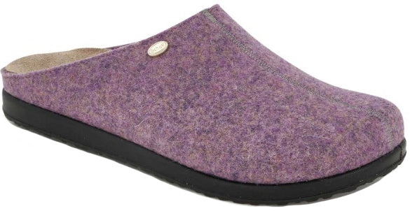 SCHOLL - Elisa wool pantofola in lana dark lilla 36