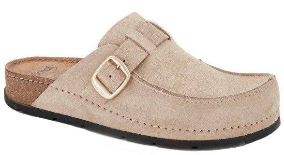 SCHOLL Bora Moccasin pantofola in pelle beige 37