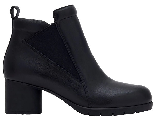 SCHOLL - Elodie zip stivaletto in pelle black 38