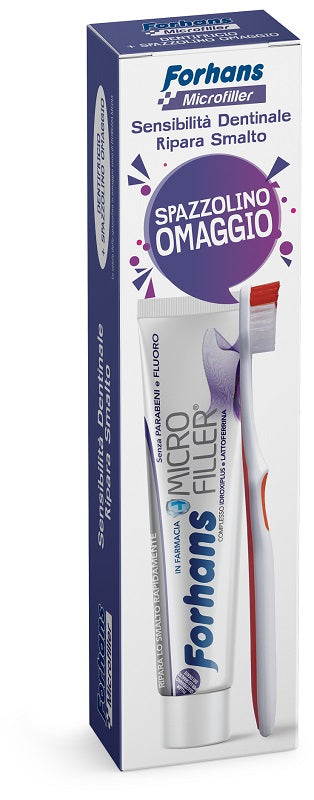 Forhans dentifricio microfiller + spazzolino