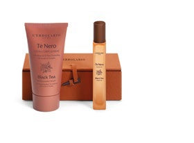 Te' nero beauty box terrazze del te' 1 crema corpo & mani 75 ml + 1 profumo 10 ml