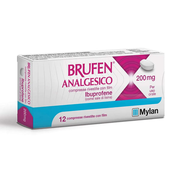 BRUFEN Analgesico 200 mg ibuprofene - 12 compresse rivestite