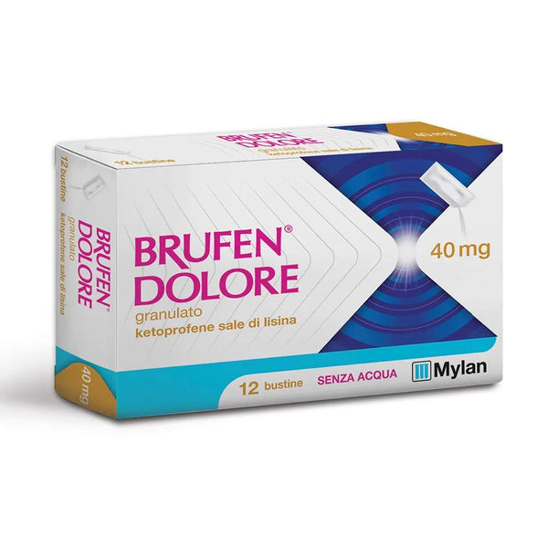 BRUFEN Dolore 40 mg ketoprofene sale di lisina granulato orosolubile - 12 bustine