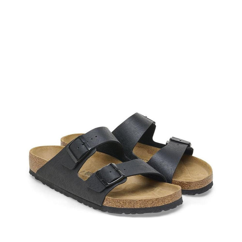 Birkenstock Arizona sandali in birko flor saffiano black 42