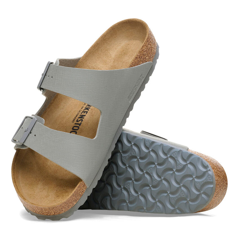 Birkenstock Arizona sandali in birko flor saffiano stone coin 39