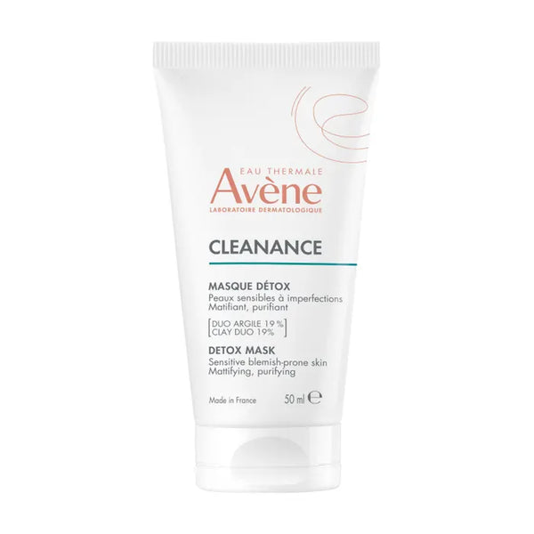 AVENE Cleanance - Maschera Detox per Pelle Sensibile con Imperfezioni, 50ml