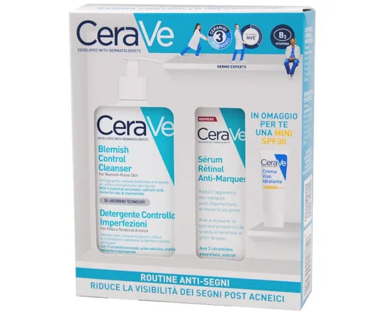 CERAVE Cofanetto anti imperfezioni detergente + siero-gel + crema