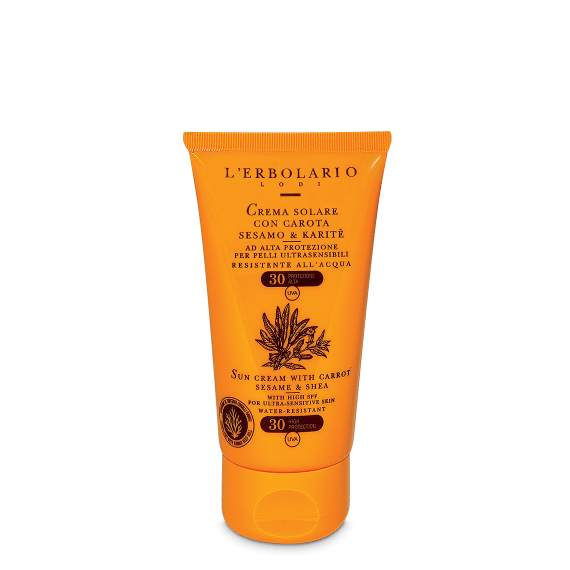 L'ERBOLARIO - Crema solare carota sesamo karite' spf30 75 ml