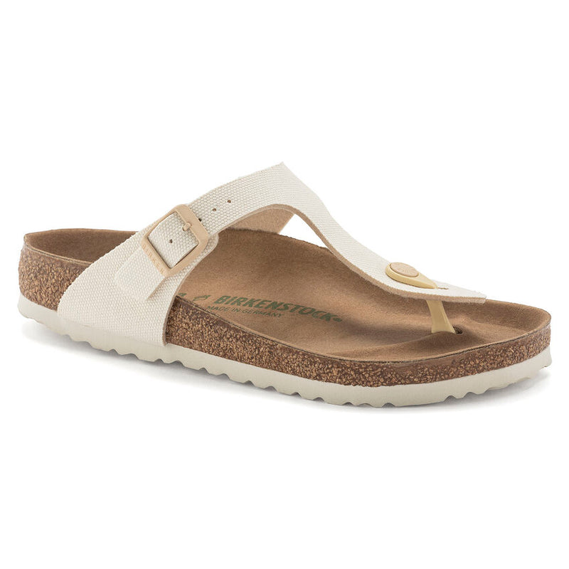 Birkenstock gizeh Vegan infradito eggshell canvas 36