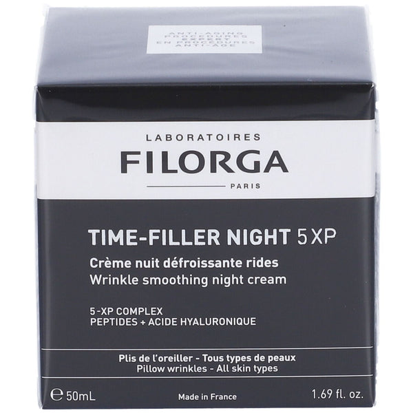 FILORGA - Time Filler 5XP noche - Crema facial correctora de noche para 5 tipos de arrugas 50 ml