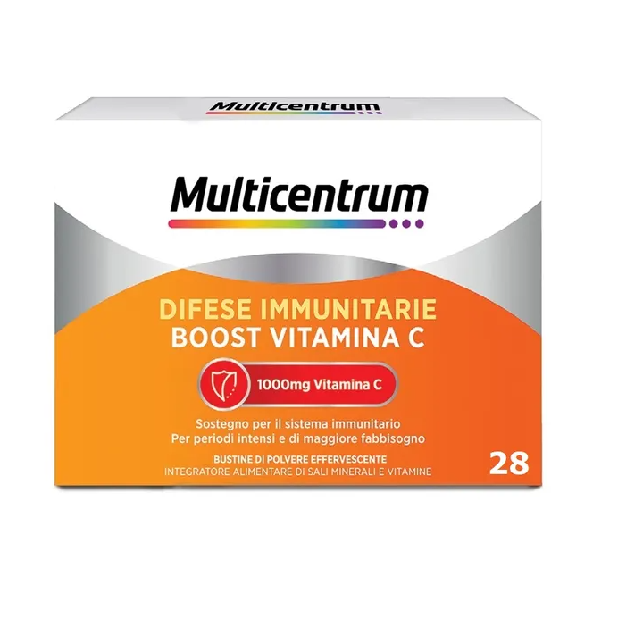 Multicentrum difese immunitarie boost vitamina c 28 bustine