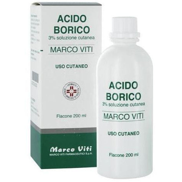 MARCO VITI Acido borico 3% soluzione cutanea 200ml