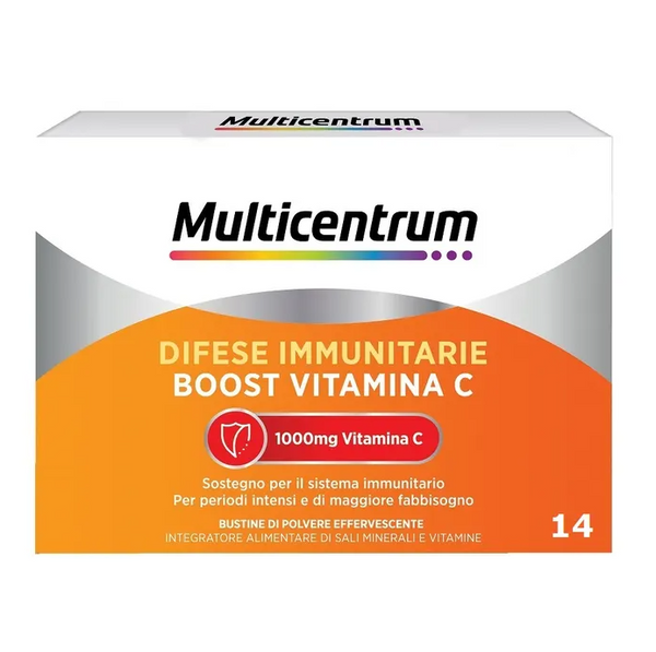 Multicentrum difese immunitarie boost vitamina c 14 bustine