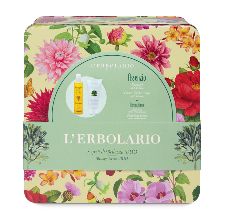 L'Erbolario Assenzio segreti di bellezza duo 1 crema corpo 200 ml + 1 bagnogel 200 ml