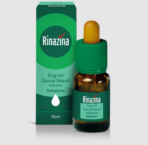 Rinazina gocce nasali nafazolina 1 mg/ml 10ml