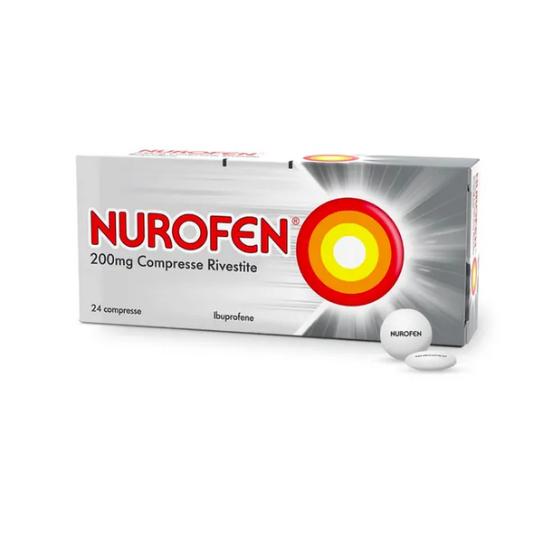 Nurofen 200 mg ibuprofene 24 compresse rivestite