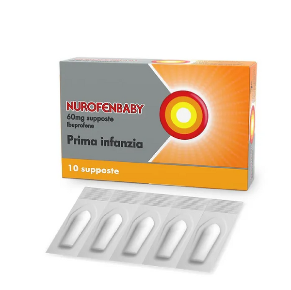 Nurofenbaby 60 mg ibuprofene 10 Supposte