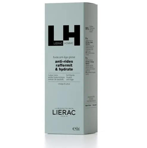 Lierac Homme Fluido Anti-Età Globale Rassodante Idratante 50ml