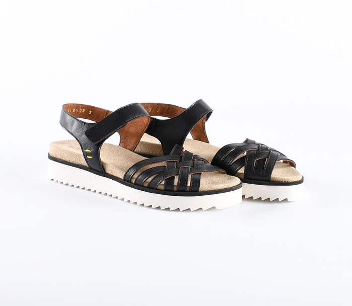 BENVADO Sandalias Ellen sandalias piel becerro negro 39