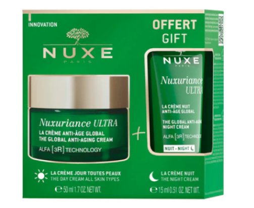 NUXE - Nuxuriance Ultra - Day face cream kit + free night cream